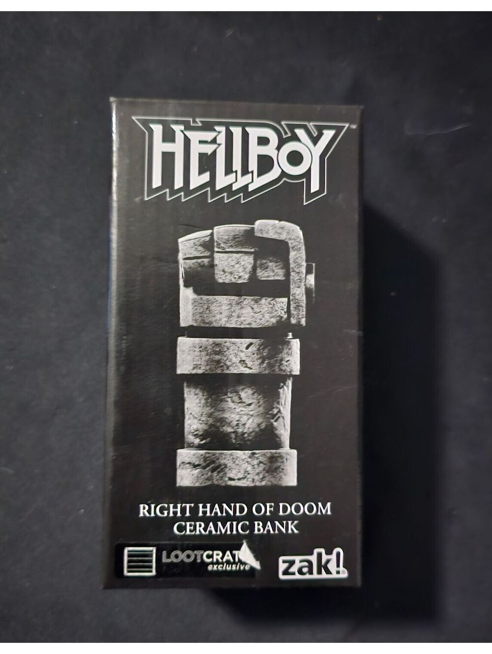 Hellboy Right Hand of Doom Ceramic Bank Loot Crate Exclusive